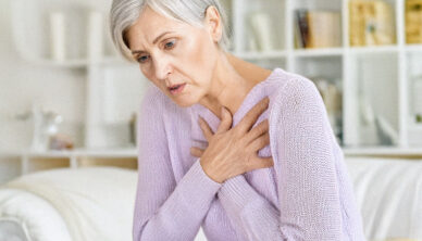 clenching chest